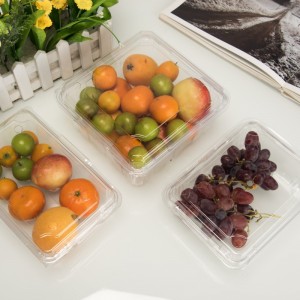 Envases de fruta plástica desechable